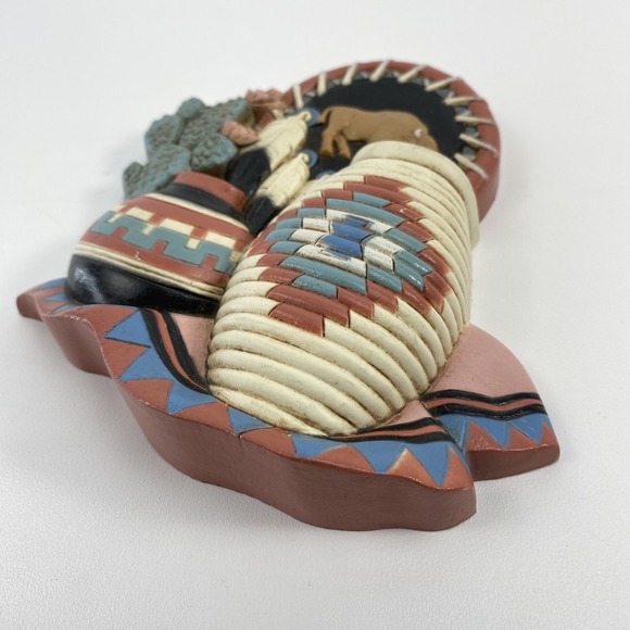 HOME INTERIORS SOUTHWESTERN LOOK PLAQUE WALL HANGING #3374 1B & 2b Desert Decor - Picture 4 of 13